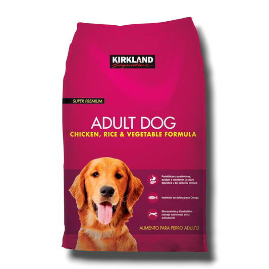 Alimento para Perro Adulto sabor Pollo y Arroz 18.1 kg - Kirkland Signature